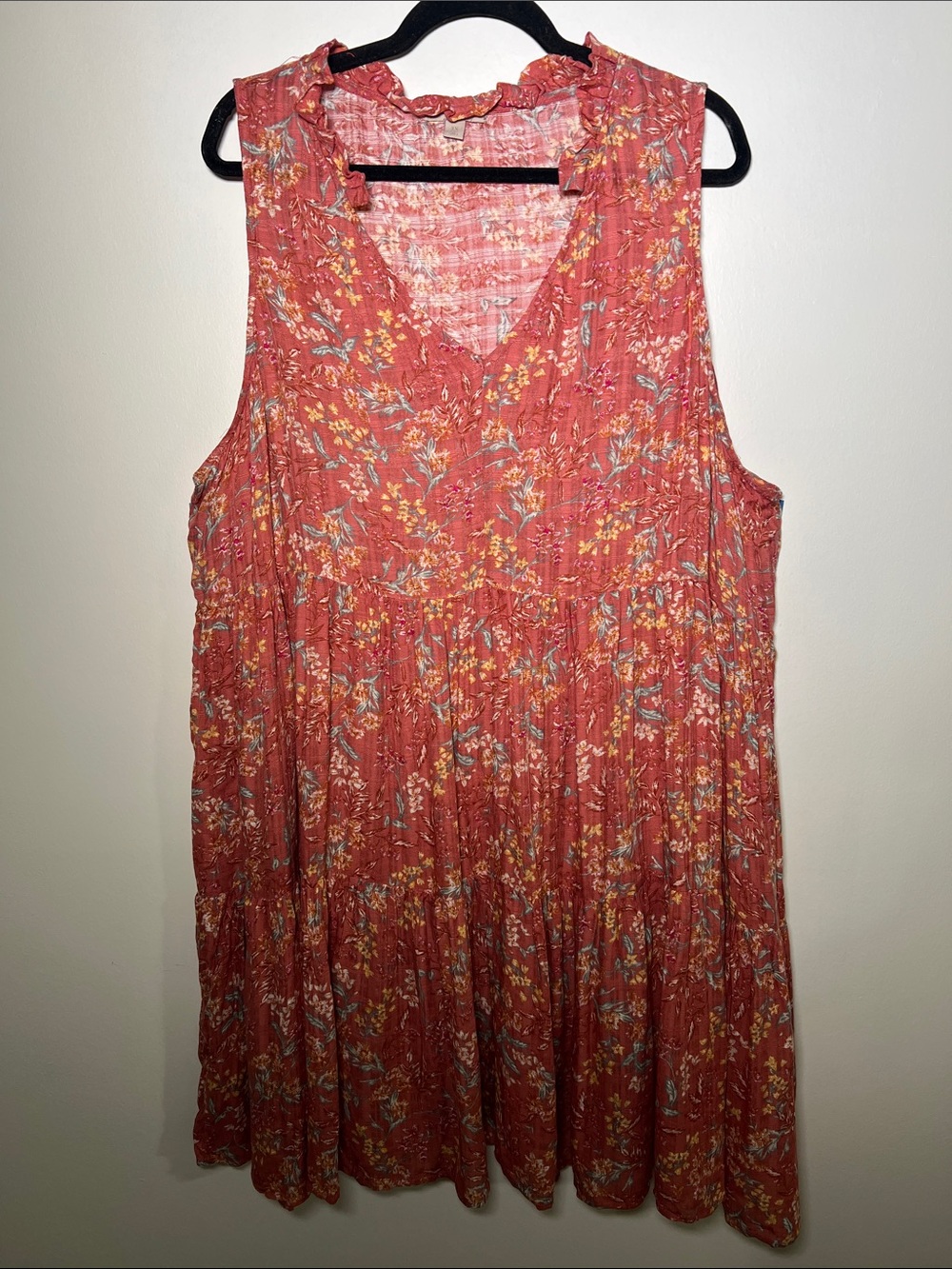 Wonderly Plus Size Floral Mini Dress